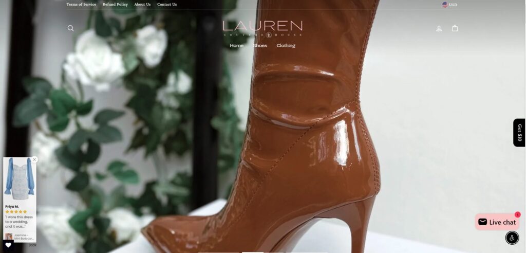 luxury ecommerce store design with Shopify, enhancing user experience for high-end product shopping